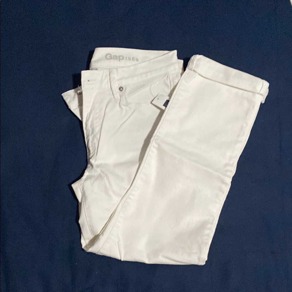GAP White Chinos Classic Cotton Khakis